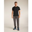 Koszulka męska merino ICEBREAKER TECH LITE SHORT SLEEVE LOW CREWE WORDMARK