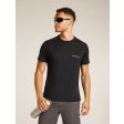 Koszulka męska merino ICEBREAKER TECH LITE SHORT SLEEVE LOW CREWE WORDMARK