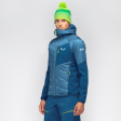 Kurtka SALEWA ORTLES HYBRID TIROLWOOL CELLIANT HOODY / PALE FROG