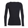 Koszulka damska ICEBREAKER SIREN LS SWEETHEART
