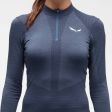 Koszulka damska SALEWA ZEBRU RESPONSIVE LONG SLEEVE