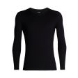 Koszulka męska ICEBREAKER TECH 260 LS CREWE / BLACK
