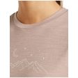 Koszulka damska merino ICEBREAKER TECH LITE SS TEE SPARKLING STA