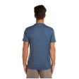 Koszulka męska merino ICEBREAKER TECH LITE SHORT SLEEVE LOW CREWE WORDMARK