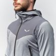 Kurtka męska SALEWA AGNER HYBRID PL / DST FZ HOODY