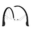 Zestaw błotników BLACKBURN CENTRAL FULL FENDER 26 X 60MM PRZÓD + TYŁ / CZARNY