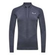 Koszulka damska SALEWA ZEBRU RESPONSIVE HALF ZIP LONG SLEEVE