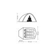 Namiot NATUREHIKE CLOUD UP 3 20D UPDATED (NH18T030-T)
