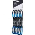 Zestaw ekspresów wspinaczkowych CLIMBING TECHNOLOGY LIME SET NY PRO ANTHRACITE-ELECTRIC BLUE 6x12cm