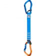Zestaw ekspresów wspinaczkowych CLIMBING TECHNOLOGY MORFO SET UL PRO BLUE-ORANGE 22CM