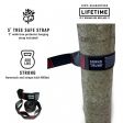 Hamak GRAND TRUNK DOUBLE DELUXE PARCHUTE NYLON + STRAPS CRIMSON / CHAR