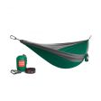 Hamak GRAND TRUNK DOUBLE DELUXE PARCHUTE NYLON + STRAPS GREEN / CHARCOAL