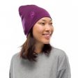 Czapka BUFF HEAVYWEIGHT WOOL PURPLISH MULTI STRIPES