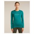 Koszulka damska merino ICEBREAKER OASIS LONG SLEEVE SUNRISE 