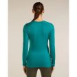 Koszulka damska merino ICEBREAKER OASIS LONG SLEEVE SUNRISE 
