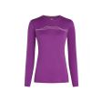 Koszulka damska merino ICEBREAKER OASIS 200 LS CREWE MOUNTAIN PULSE / PASSION