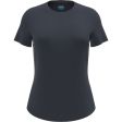 Koszulka damska merino ICEBREAKER COOL-LITE SPHERE III SS TEE / CARBO HEATHER