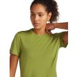 Koszulka damska merino ICEBREAKER COOL-LITE SPHERE III SS TEE / OLIVE
