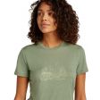 Koszulka damska merino ICEBREAKER TECH LITE III SS TEE VAN CAMP
