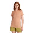 Koszulka damska merino ICEBREAKER TECH LITE SS TEE SINGLE LINE CAMP