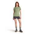 Koszulka damska merino ICEBREAKER TECH LITE SS TEE SINGLE LINE CAMP
