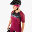 Koszulka rowerowa damska DYNAFIT RIDE SHIRT/BEET RED