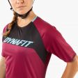 Koszulka rowerowa damska DYNAFIT RIDE SHIRT/BEET RED