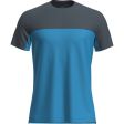 Koszulka męska merino ICEBREAKER COOL-LITE SPHERE III SS COLOUR BLOCK
