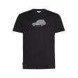 Koszulka męska merino ICEBREAKER TECH LITE SS TEE COSY CAMPER / BLACK