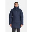 Kurtka damska RAB VALIANCE WATERPROOF DOWN PARKA / DEEP INK Kurtka damska RAB VALIANCE WATERPROOF DOWN PARKA / DEEP INK