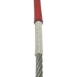 Lonża regulowana stalowa CAMP SAFETY CABLE ADJUSTER SWIVEL ALU HOOK
