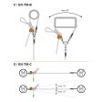 Lonża stabilizująca CLIMBING TECHNOLOGY FINCH+ SHELTER 5M