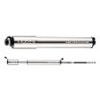 Pompka rowerowa LEZYNE GAUGE DRIVE HV M ABSMAN 90PSI 232MM / SREBRNA