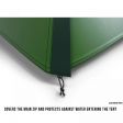 Namiot 2-osobowy HUSKY SAWAJ 2 ULTRALIGHT GREEN