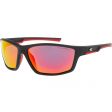 Okulary GOG SPIRE (E115-4P) / BLACK-RED