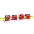 Osłona liny AT HEIGHT STEEL EDGEGUARD ROLLER BOX RED