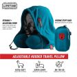 Poduszka z kapturem GRAND TRUNK HOODED NECK TRAVEL PILLOW PEACOCK GREEN