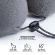 Poduszka z kapturem GRAND TRUNK HOODED NECK TRAVEL PILLOW PEACOCK GREEN