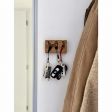 Tablica na klucze FUJFUJ WOODEN MINI 2 KEY HOLDER OAK WOOD HIPSTER