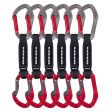 Zestaw ekspresów DMM ALPHA SPORT RED 12CM SET 6