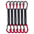 Zestaw ekspresów DMM ALPHA SPORT RED 18CM SET 6