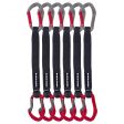 Zestaw ekspresów DMM ALPHA SPORT RED 25CM SET 6