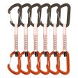 Zestaw ekspresów wspinaczkowych DMM PHANTOM ORANGE 12CM SET 6 