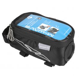 Supporto per telefono cellulare per bicicletta con touchscreen, borsa