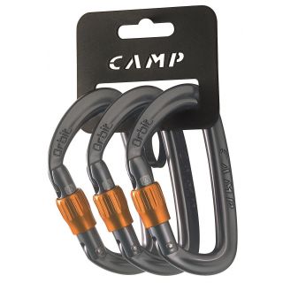 Zestaw karabinków CAMP ORBIT LOCK 3 PACK GREY