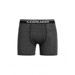 Bokserki męskie ICEBREAKER ANATOMICA MERINO+NYLON / BLACK GRISTONE-HEATHER