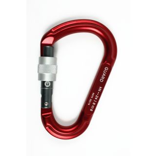 Karabinek EDELWEISS GUARD HMS RED