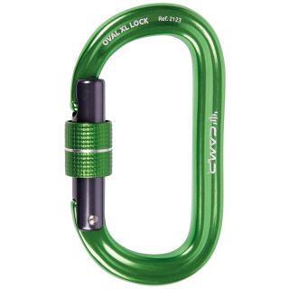Karabinek CAMP OVAL XL LOCK GREEN