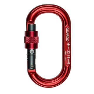 Karabinek EDELWEISS GUARD O RED