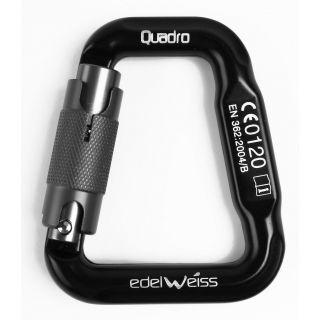 Karabinek EDELWEISS QUADRO BLACK